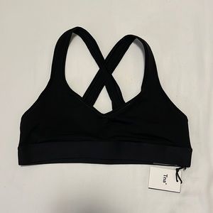 Aritzia TNA Black lounge bra